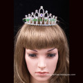 Wholesale Fashion Crown Clear Rhinestones Tiara For Bridal